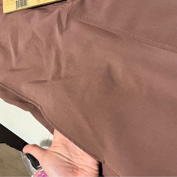 Brass Clothing A Line Dress Mauve Brown Cotton Blend Small M2 - Picture 7 of 8